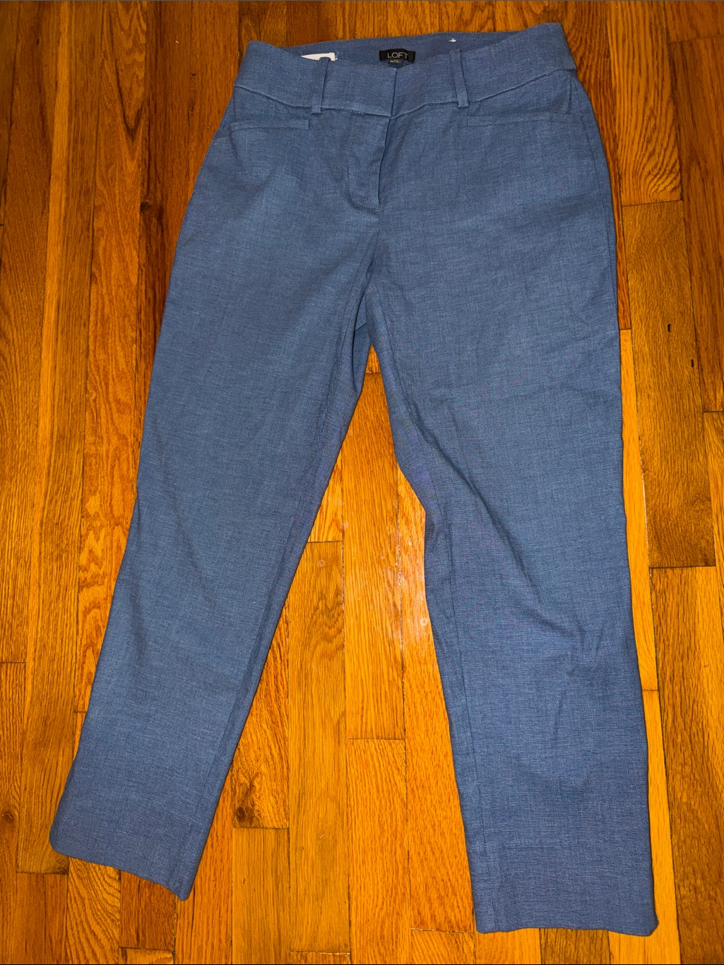Loft Blue Women Dress Pants - Ankle Cropped - The Riviera Pant - Julie Pant